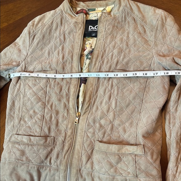 Dolce & Gabbana Quilted Suede Jacket • Distressed Vintage Look • Made in Italy - Picture 5 of 16